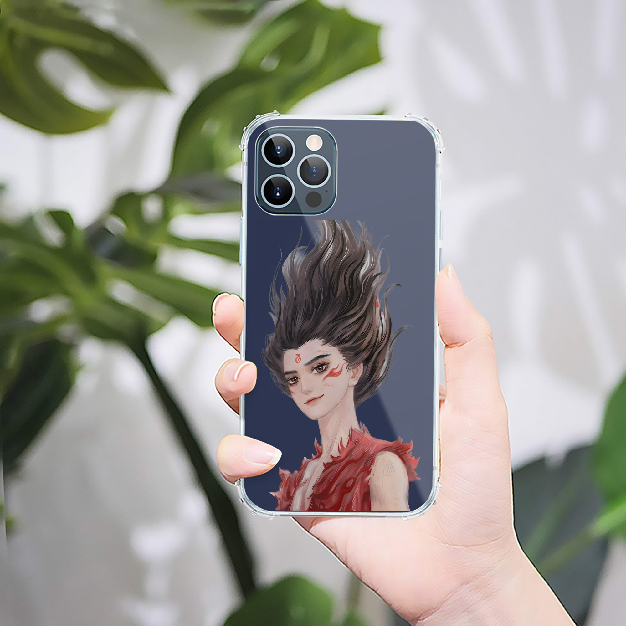 （画像用） Ne Zha 2 ナタ 魔童の大暴れ 【iPhone 12シリーズ対応】透明スマホケース（クリアソフトケース）